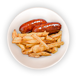 2 Pcs Jumbo Sausages 